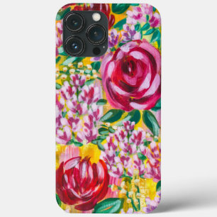 手描きのアクリル絵画フローラ iPhone 13 PRO MAXケース