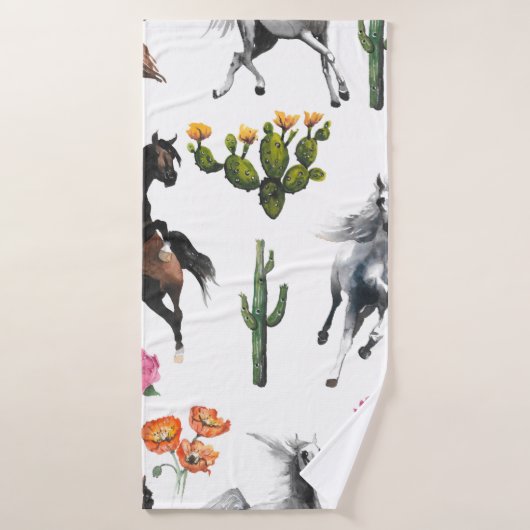 手描きのイラストレーション。シームレスなパターン。カウトカ バスタオル (バスタオル)