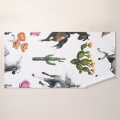 手描きのイラストレーション。シームレスなパターン。カウトカ バスタオル (バスタオル)