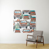 手描きのイラストレーション。水彩シームレスパッテ タペストリー (インサイチュ)