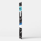 手描きのインディアン、アステカ族の目、羽毛f Case-Mate iPhoneケース (裏面 / 右)