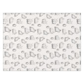 手描きのイースターのウサギパターン|テーブルクロス テーブルクロス (正面(横))