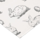 手描きのイースターのウサギパターン|テーブルクロス テーブルクロス (アングル)