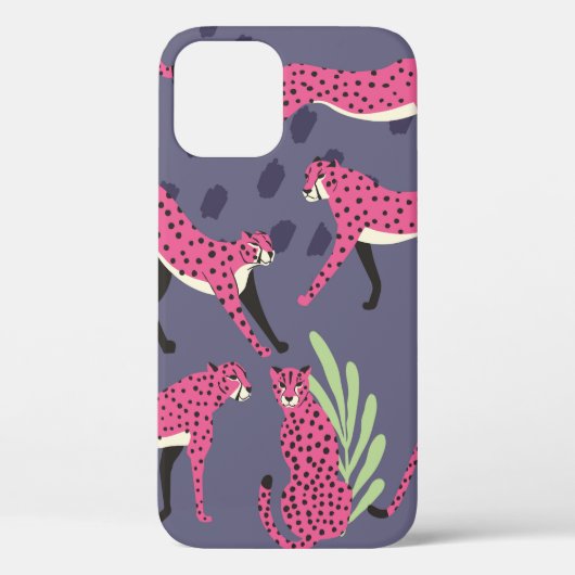 手描きのエキゾチックな大きな猫pi Case-Mate iPhoneケース (裏面)