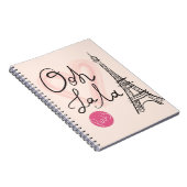 手描きのエッフェル塔 ノートブック (右側)