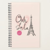 手描きのエッフェル塔 プランナー手帳 (正面)