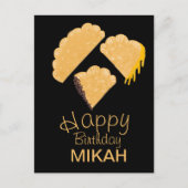 手描きのエンパナーダの誕生日 ポストカード (正面)