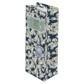 手描きのエーデルワイス・エレガント・アルプス・ワイナリー ワインギフトバッグ (正面アングル)