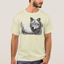 手描きのオオカミ, Tシャツ