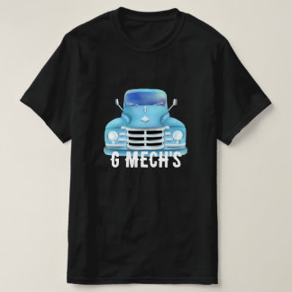 手描きのオールドトラック GMech Tシャツ