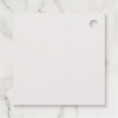 手描きのカウガール・バチェロレッテ・ウィークエンド フェイバータグ (裏面)