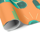 手描きのカラーパターン ラッピングペーパー (ロールコーナー)