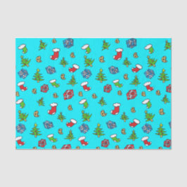 手描きのクリスマスのティッシュペーパー 薄葉紙