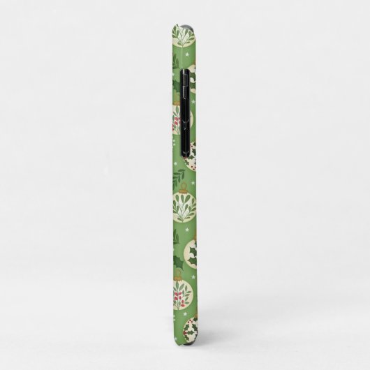 手描きのクリスマスオーナメント Case-Mate iPhoneケース (裏面/左)
