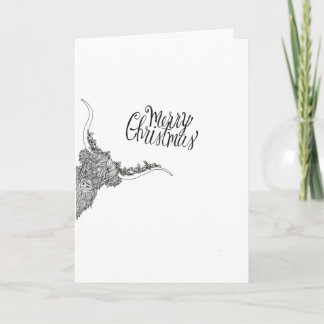 手描きのクリスマスカード カード