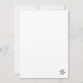 手描きのクリスマスパーティー 招待状 (裏面)