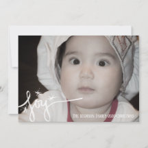 手描きのクリスマスレタリング　ジョイ　スノーフレーク