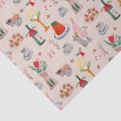 手描きのクリスマス ブライダルシャワー レシピをシェア 薄葉紙 (詳細)