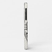 手描きのクールなiPhoneケース Case-Mate iPhoneケース (裏面/左)
