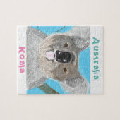 手描きのコアラのジグソーパズル- ジグソーパズル (横)
