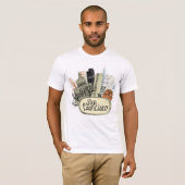 手描きのサンフランシスコ Tシャツ (正面フル)