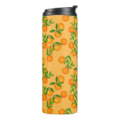 手描きのシームレスな背景インスパイアパターン タンブラー (回転左)