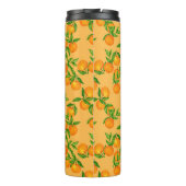 手描きのシームレスな背景インスパイアパターン タンブラー (裏面)