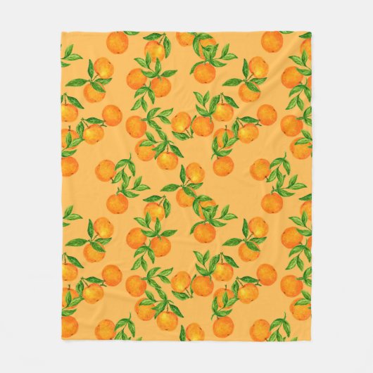 手描きのシームレスな背景インスパイアパターン フリースブランケット (正面)