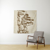 手描きのスケッチ。アリの代表的な砂漠 タペストリー (インサイチュ(横))