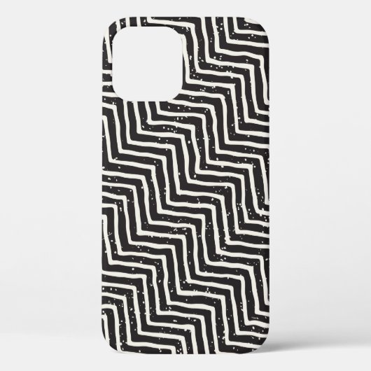 手描きのスタイルの継ぎ目のない模様。抽象芸術地形 Case-Mate iPhoneケース (裏面)