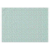 手描きのスタイルパターンのカラフルでかわいいサボテン テーブルクロス (正面(横))