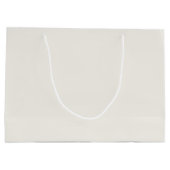 手描きのチャミパンフランスディスコウェディングギフト ラージペーパーバッグ (裏面)