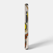手描きのドクロ iPhoneケース (左側面)