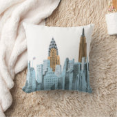 手描きのニューヨークシティ、NY クッション (ブランケット)