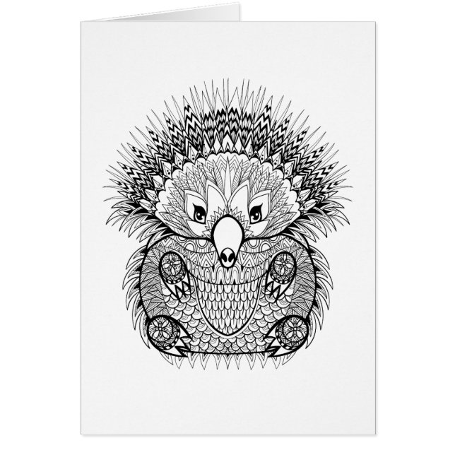 手描きのハリモグラの落書き (正面)