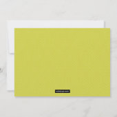 手描きのバナー ホリデー フォト クリスマス カード (裏面)