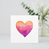 手描きのバレンタイン シーズンカード (スタンド正面)