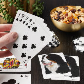 手描きのバーニーズ・マウンテン・ドッグ トランプ (インサイチュ)