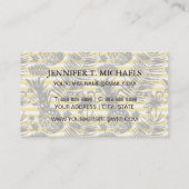 手描きのパイナップル 名刺 (裏面)