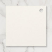 手描きのピンクの波線の枠がかわいい結婚前のお祝い フェイバータグ (裏面)