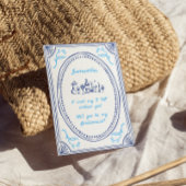 手描きのファンキーで不思議なブライズメイド提案 招待状