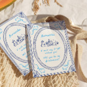 手描きのファンキーで不思議なブライズメイド提案 招待状