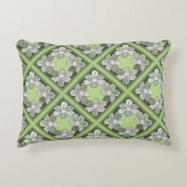 手描きのフラワーレイで任意の色を選択 アクセントクッション