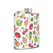 手描きのフルーツパターン フラスク (右)