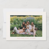 手描きのブライダルシャワー サンキューカード (裏面)