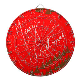 手描きのメリークリスマス ダーツボード