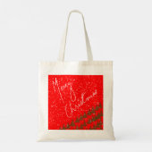 手描きのメリークリスマス トートバッグ (裏面)