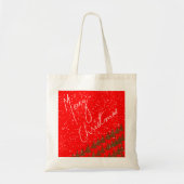 手描きのメリークリスマス トートバッグ (正面)