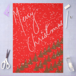 手描きのメリークリスマス 薄葉紙