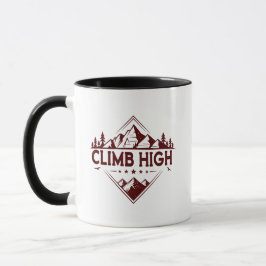 手描きのモチベーション高山マグカップ マグカップ